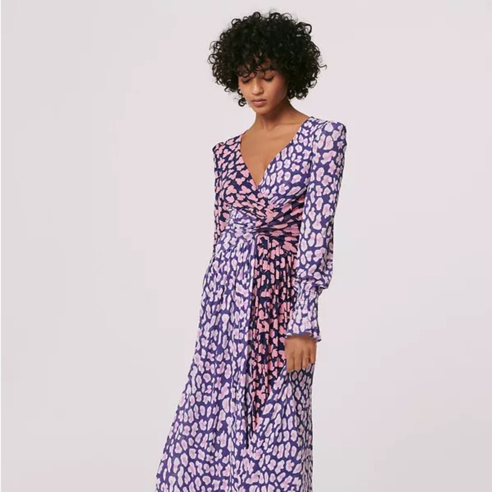 Diane von Furstenberg SafaraMesh Asymmetrical Dress